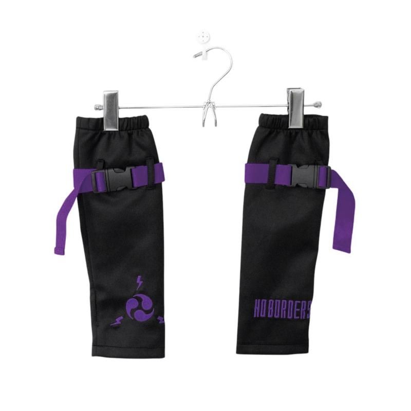 ACDC RAG CYBER PUNK 渦雷 アームカバー PURPLE BLACK