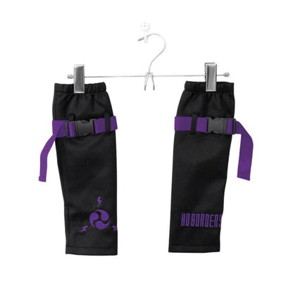 ACDC RAG CYBER PUNK 渦雷 アームカバー PURPLE BLACK