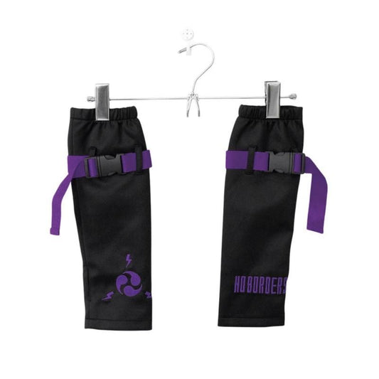 ACDC RAG CYBER PUNK 渦雷 アームカバー PURPLE BLACK