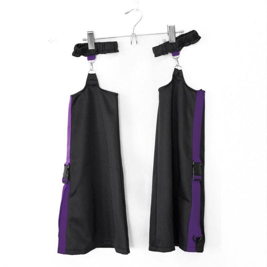 ACDC RAG CYBER PUNK 渦雷 レッグウォーマー PURPLE BLACK