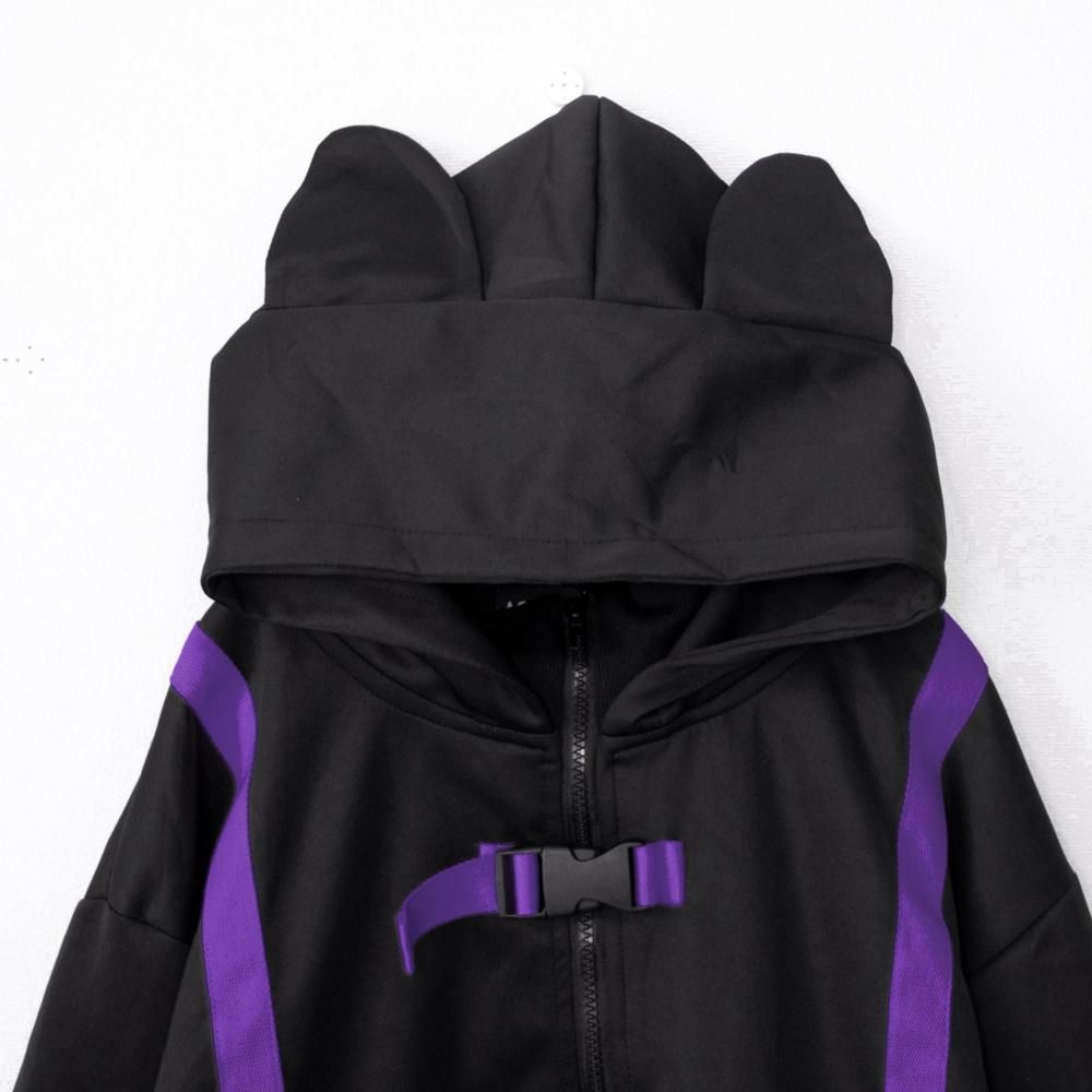 ACDC RAG CYBER PUNK 渦雷 ジャケット PURPLE BLACK