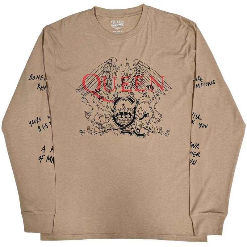 Queen Handwritten ロンT BEIGE