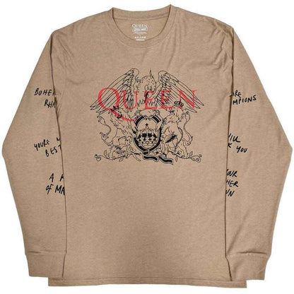 Queen Handwritten ロンT BEIGE