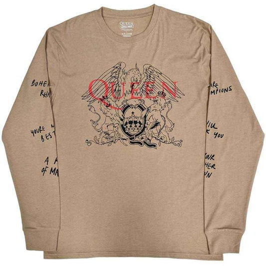 Queen Handwritten ロンT BEIGE