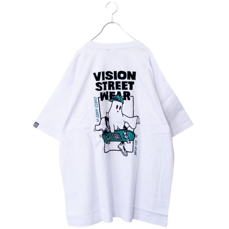 VISION STREET WEAR ゴーストスケーター Tシャツ WHITE