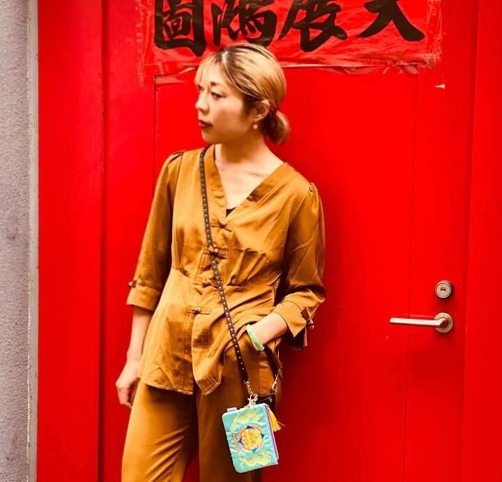 MYUUA 香港ティッシュポーチ ダブルハピネス