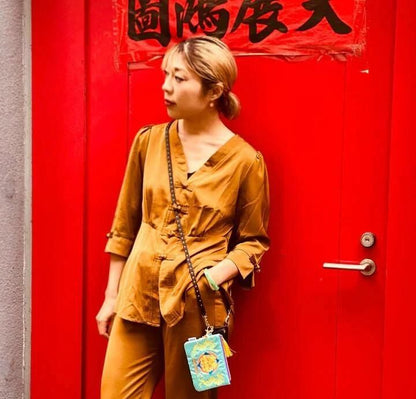 MYUUA 香港ティッシュポーチ ダブルハピネス