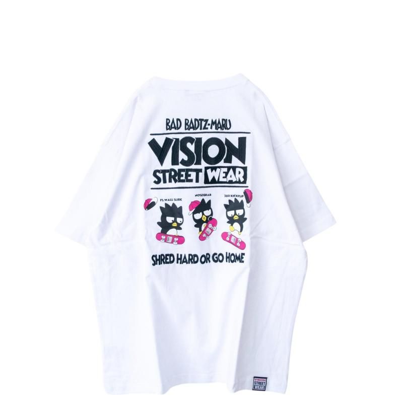 VISION STREET WEAR Sanrio Badtz-maru T-shirt WHITE