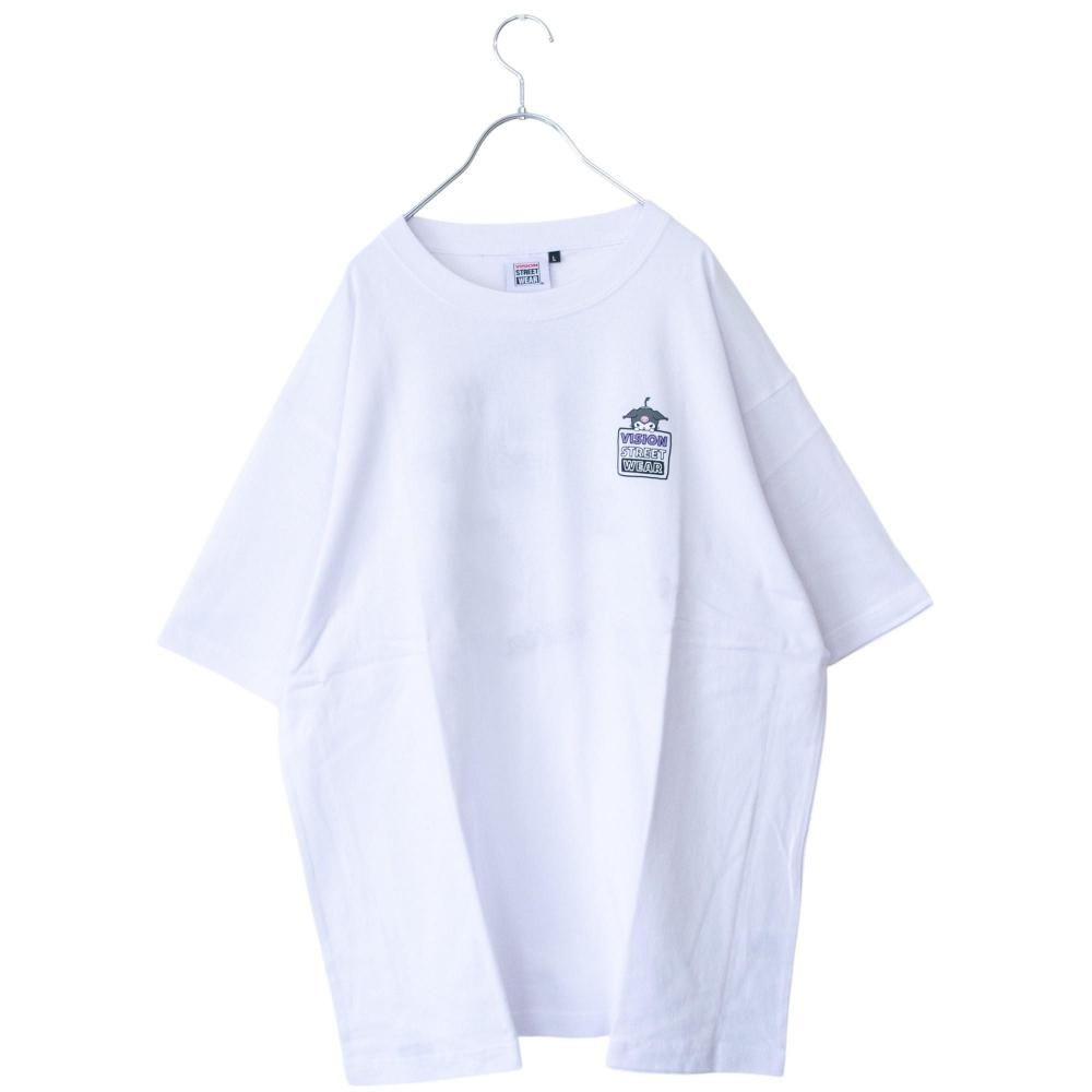 VISION STREET WEAR サンリオ Kuromi クロミ Tシャツ WHITE