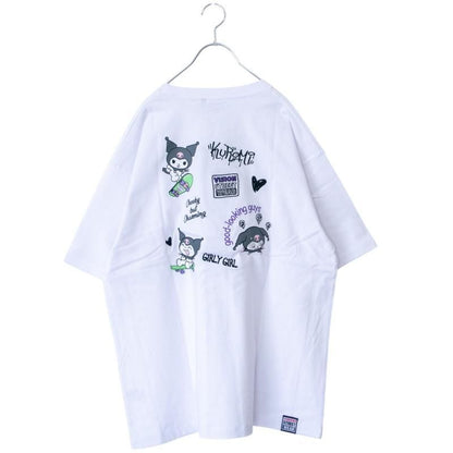 VISION STREET WEAR サンリオ Kuromi クロミ Tシャツ WHITE
