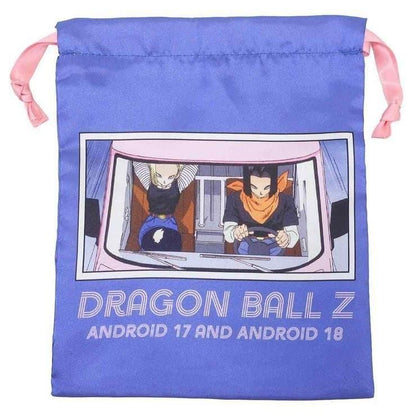 Ribbon Drawstring Bag Dragon Ball Z Android 17 &amp; 18 Car TE1712