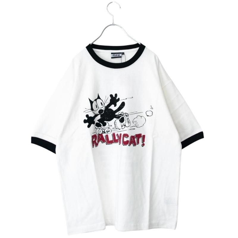 FELIX THE CAT  リンガー Tシャツ IVORY