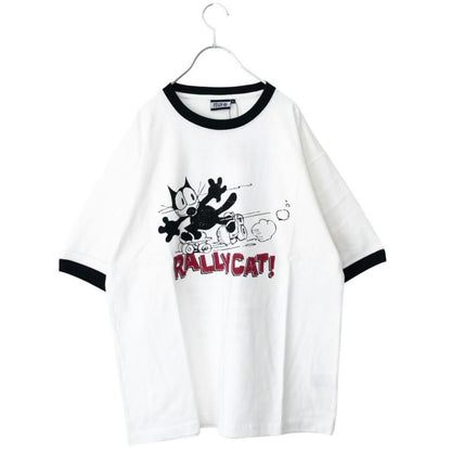 FELIX THE CAT  リンガー Tシャツ IVORY