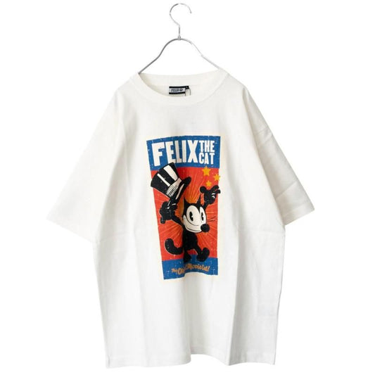 FELIX THE CAT ハットポスター Tシャツ IVORY