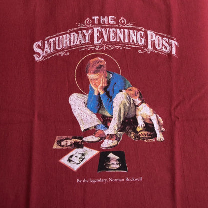 POST Covergirl プリント Tシャツ WINE