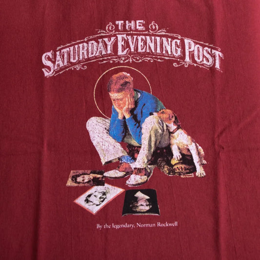 POST Covergirl プリント Tシャツ WINE