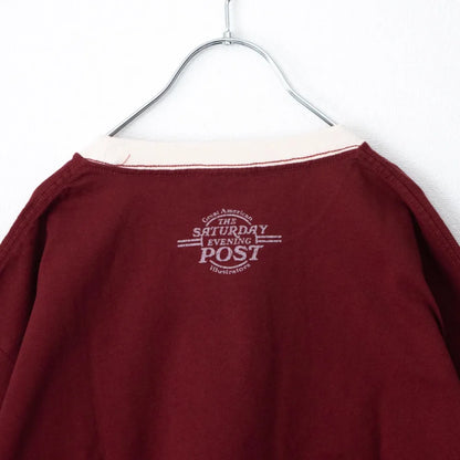 POST Covergirl プリント Tシャツ WINE