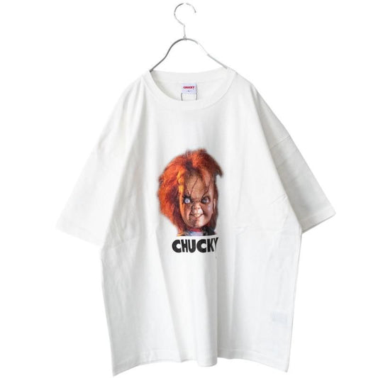 CHUCKY フェイス Tシャツ WHITE