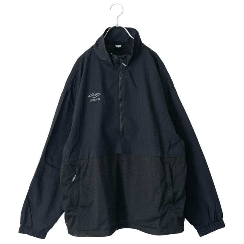 UMBRO 切替 アノラック パーカー BLACK