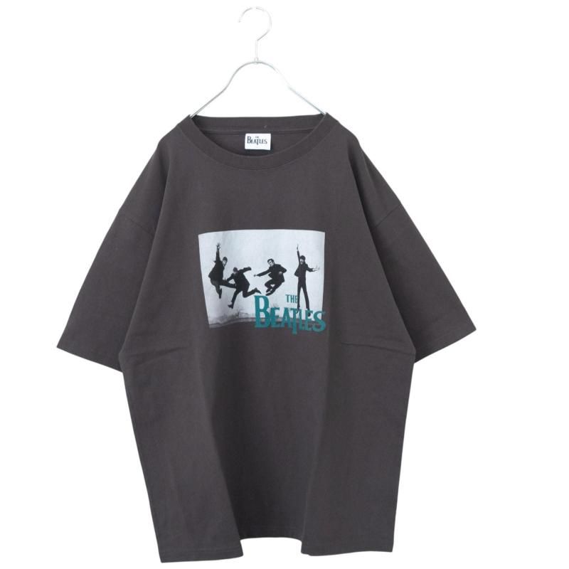 THE BEATLES Tour プリント Tシャツ CHARCOAL