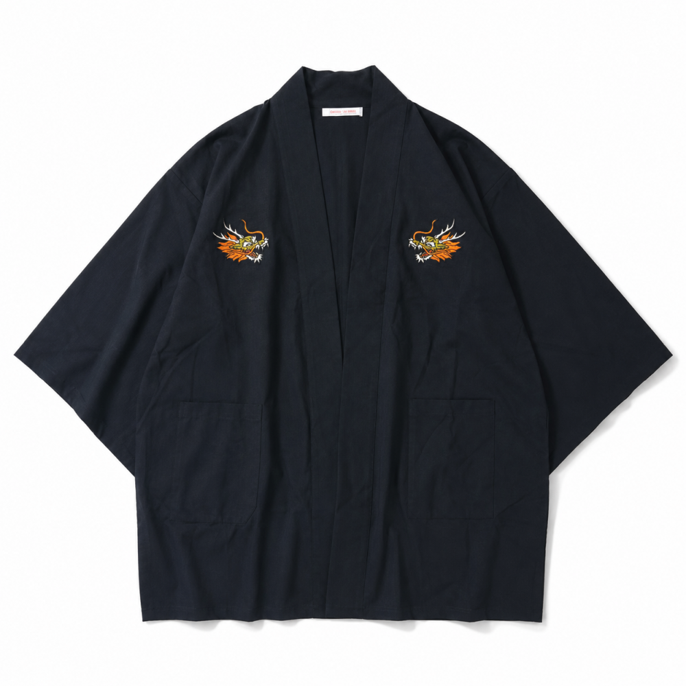 POWER TO THE PEOPLE JAPAN Series 刺繍法被 Dragon BLACK