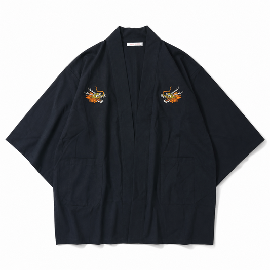POWER TO THE PEOPLE JAPAN Series 刺繍法被 Dragon BLACK