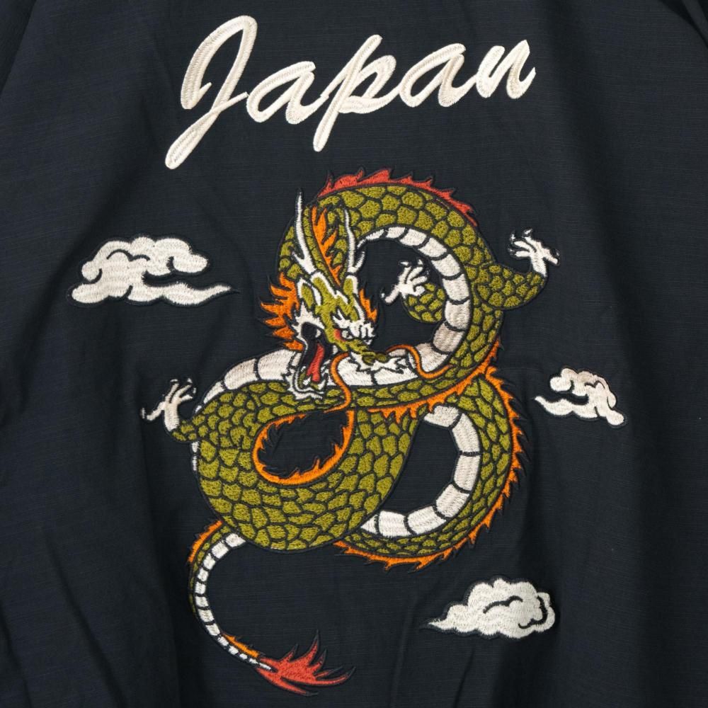 POWER TO THE PEOPLE JAPAN Series 刺繍法被 Dragon BLACK