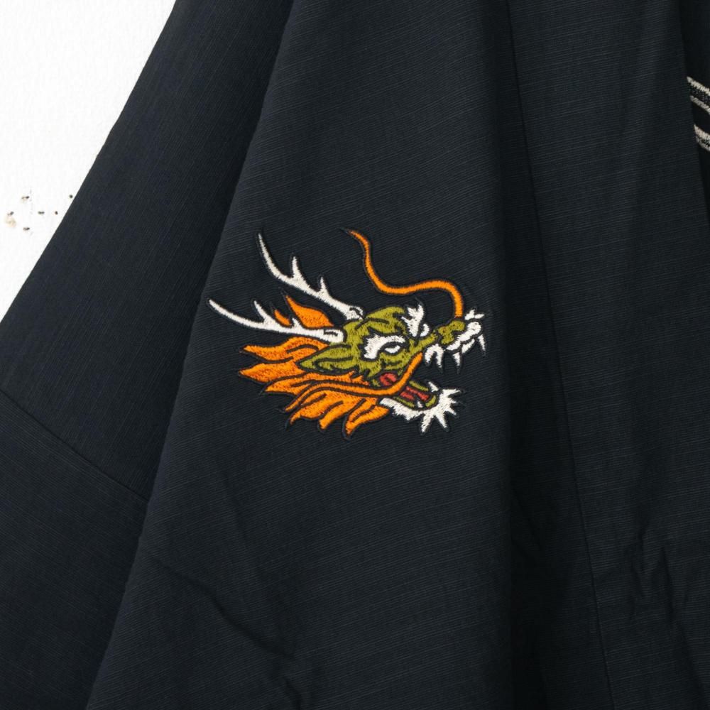 POWER TO THE PEOPLE JAPAN Series 刺繍法被 Dragon BLACK