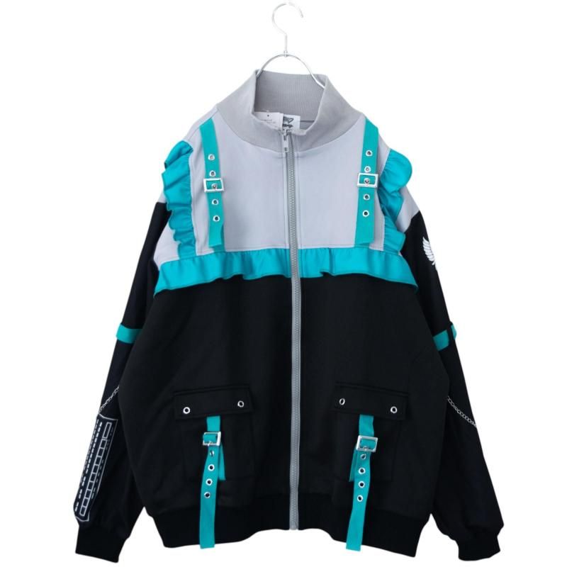 ACDC RAG Hatsune Miku Collaboration Series JCT-HM-FJ-02 Frill Jacket BLACK