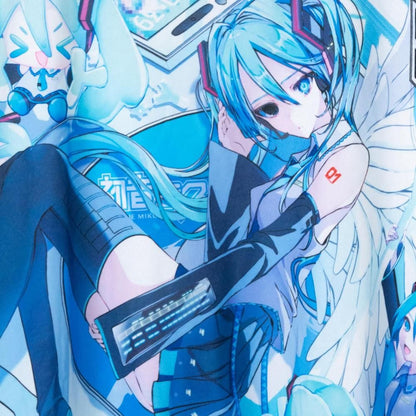 ACDC RAG 初音ミク コラボシリーズ JCT-HM-PA-01 プルオーバーパーカー WHITE