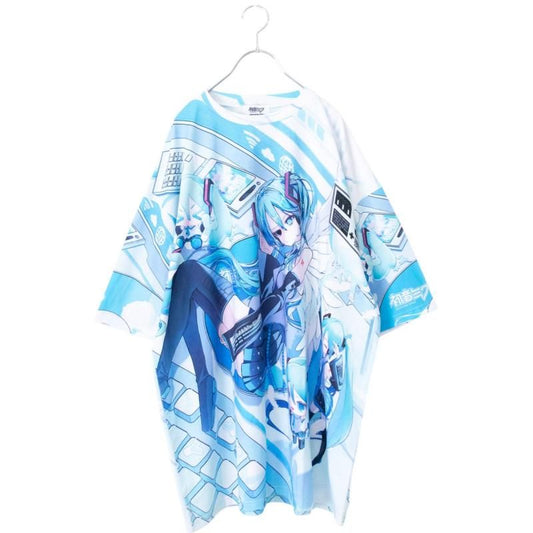 ACDC RAG Hatsune Miku Collaboration Series JCT-HM-HT-01 Huge T-Shirt WHITE