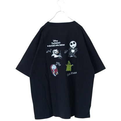 ナイトメアー・ビフォア・クリスマス Multi Illust Tシャツ BLACK