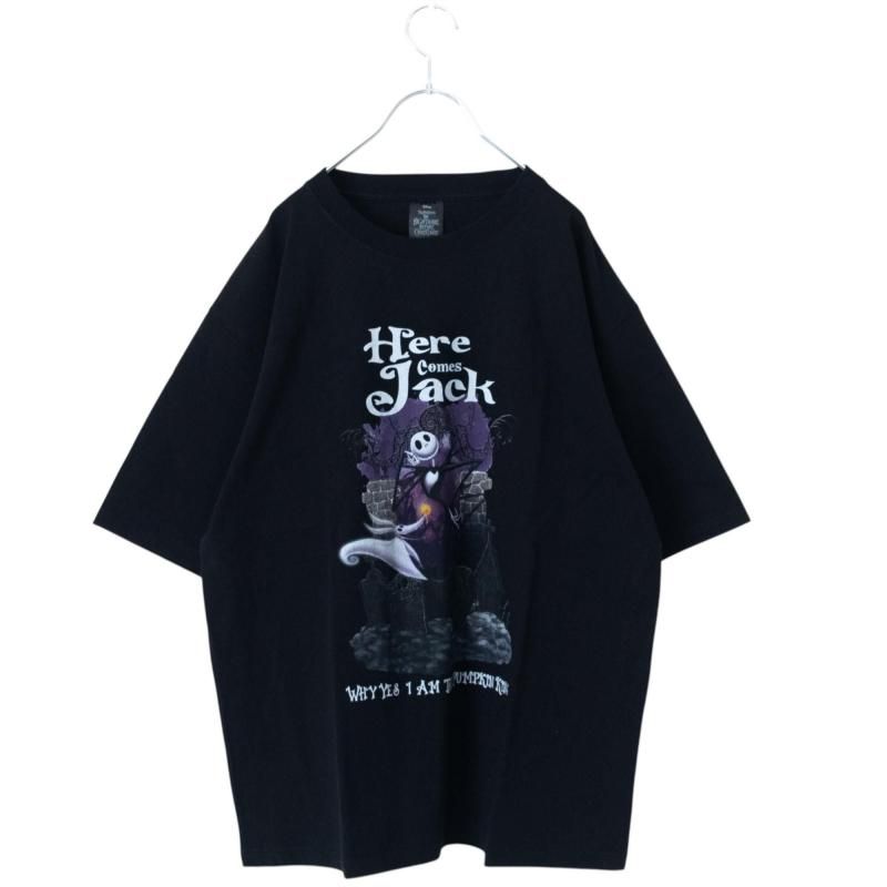 ナイトメアー・ビフォア・クリスマス Pumpkin King Tシャツ BLACK