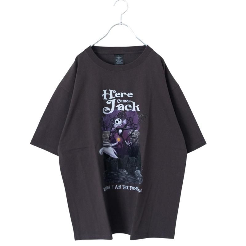 ナイトメアー・ビフォア・クリスマス Pumpkin King Tシャツ CHARCOAL