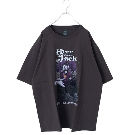 ナイトメアー・ビフォア・クリスマス Pumpkin King Tシャツ CHARCOAL
