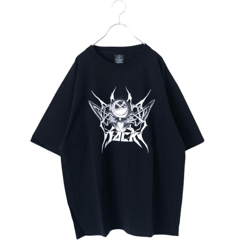 ナイトメアー・ビフォア・クリスマス Rockstyle Tシャツ BLACK