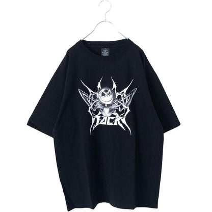 ナイトメアー・ビフォア・クリスマス Rockstyle Tシャツ BLACK