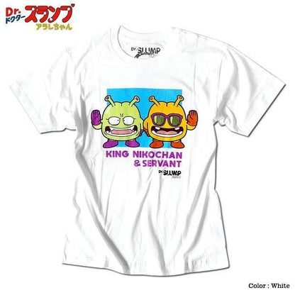 ドクタースランプ アラレちゃん Tシャツ ニコチャン大王 eplus923 WHITE
