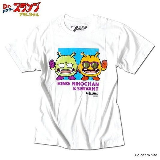 ドクタースランプ アラレちゃん Tシャツ ニコチャン大王 eplus923 WHITE