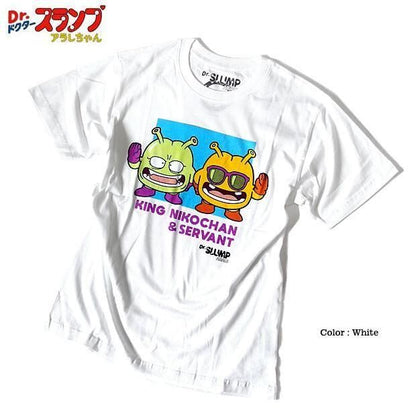 ドクタースランプ アラレちゃん Tシャツ ニコチャン大王 eplus923 WHITE