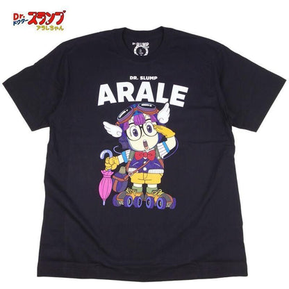 ドクタースランプ アラレちゃん Tシャツ あられちゃん ガっちゃん eplus1115 BLACK