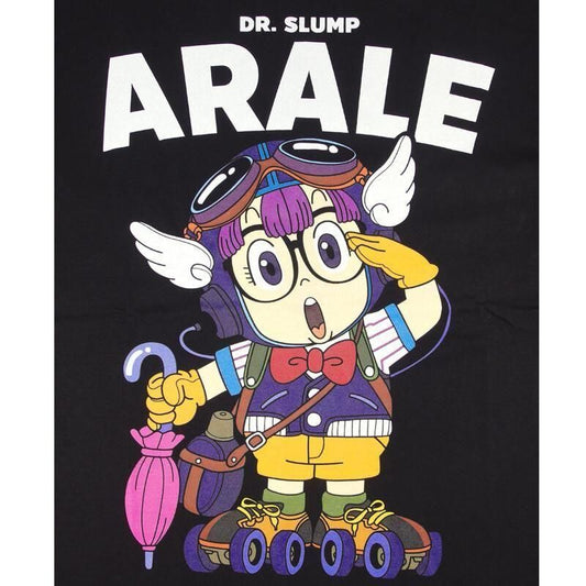 ドクタースランプ アラレちゃん Tシャツ あられちゃん ガっちゃん eplus1115 BLACK