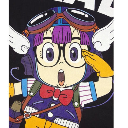 ドクタースランプ アラレちゃん Tシャツ あられちゃん ガっちゃん eplus1115 BLACK