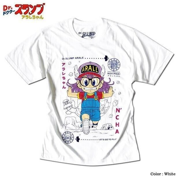 ドクタースランプ アラレちゃん Tシャツ アラレちゃん WHITE