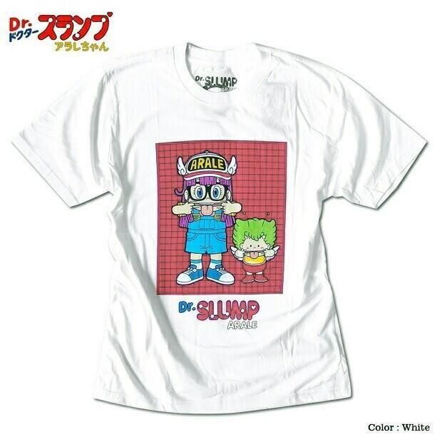 ドクタースランプ アラレちゃん Tシャツ アラレちゃん ガッちゃん WHITE