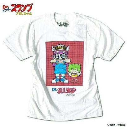 ドクタースランプ アラレちゃん Tシャツ アラレちゃん ガッちゃん WHITE