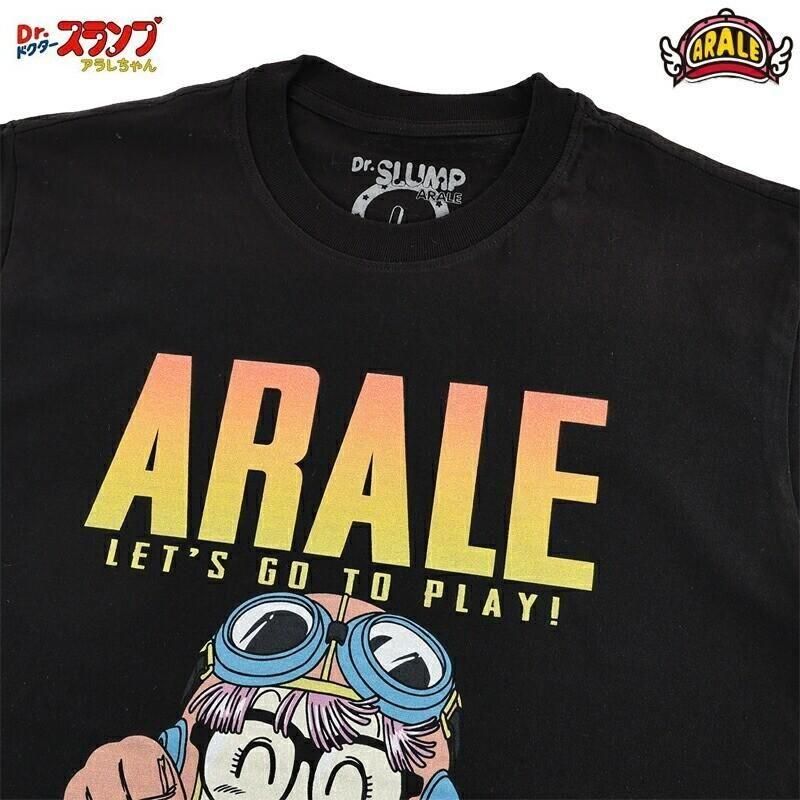 ドクタースランプ アラレちゃん Tシャツ アラレちゃん eplus1213 BLACK
