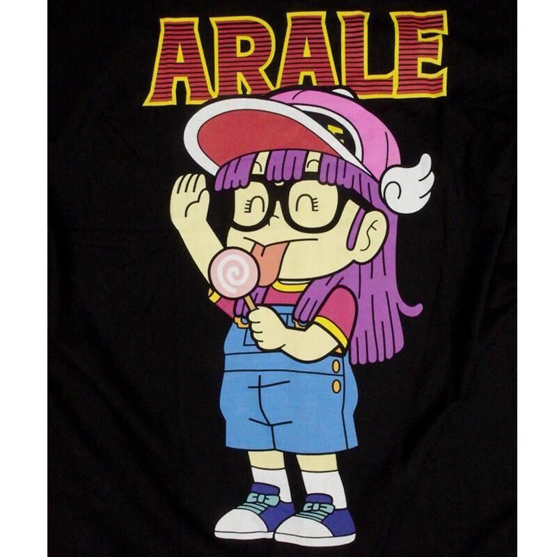 ドクタースランプ アラレちゃん 長袖Tシャツ ロンT アラレちゃん eplus1253 BLACK