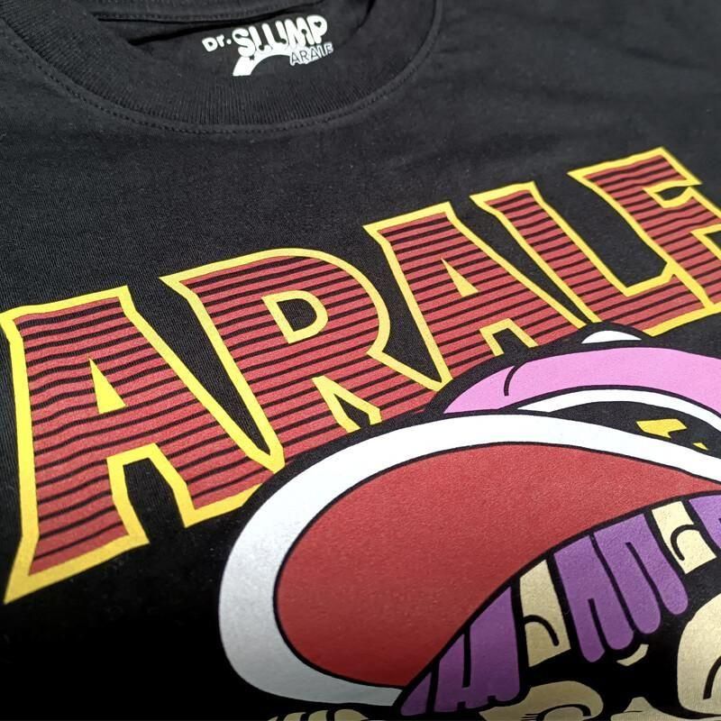 ドクタースランプ アラレちゃん 長袖Tシャツ ロンT アラレちゃん eplus1253 BLACK