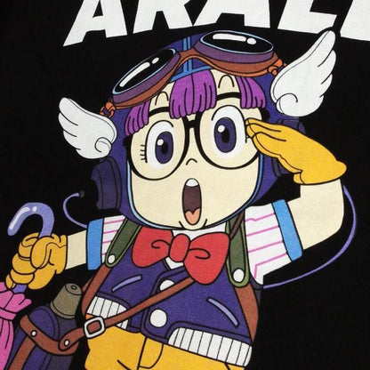 ドクタースランプ アラレちゃん 長袖Tシャツ ロンT アラレちゃん eplus1252 BLACK